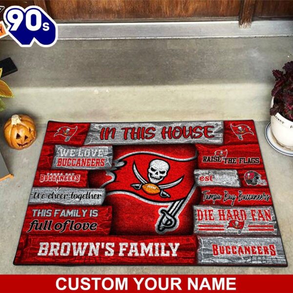 Tampa Bay Buccaneers NFL-Custom Doormat For Couples This Year