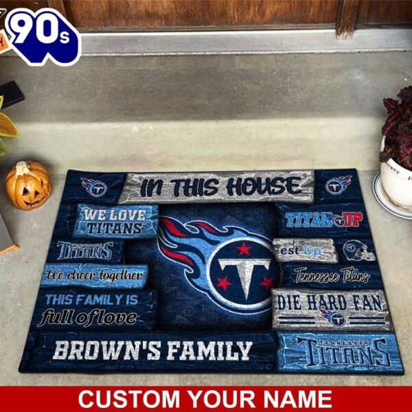 Tennessee Titans NFL-Custom Doormat For Couples This Year