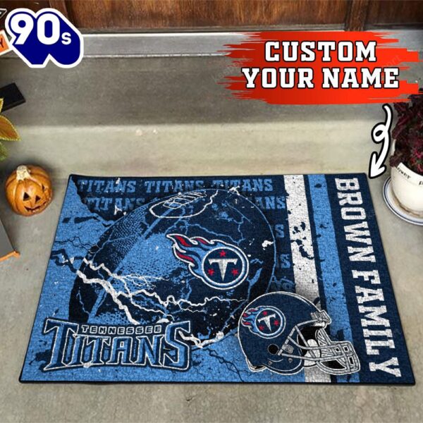 Tennessee Titans NFL-Custom Your Name Doormat