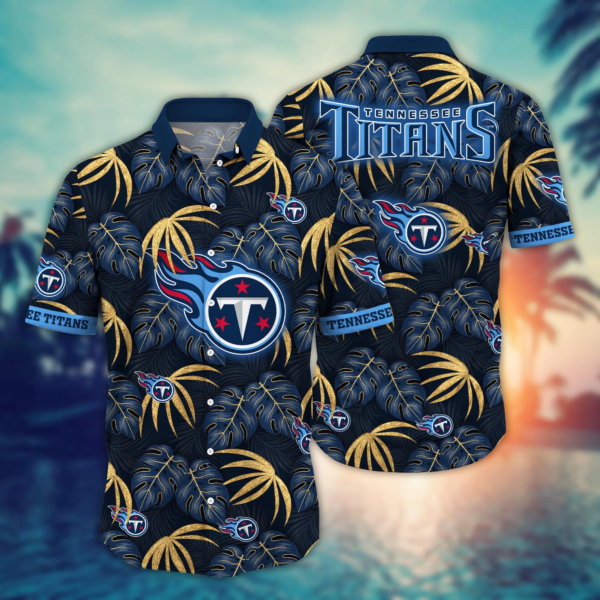Tennessee Titans NFL Hawaiian Shirt Summertime Field Sport Shirts