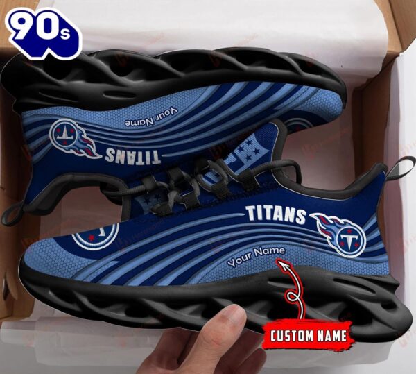 Tennessee Titans NFL Personalized Clunky Shoes Running Adults