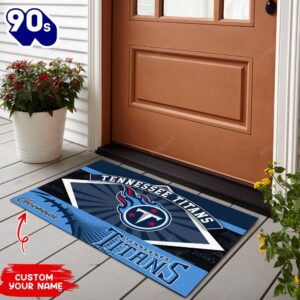 Tennessee Titans NFL-Personalized Doormat For…