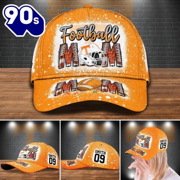 Tennessee Volunteers Bleached Cap Custom Your Name And Number NCAA Cap