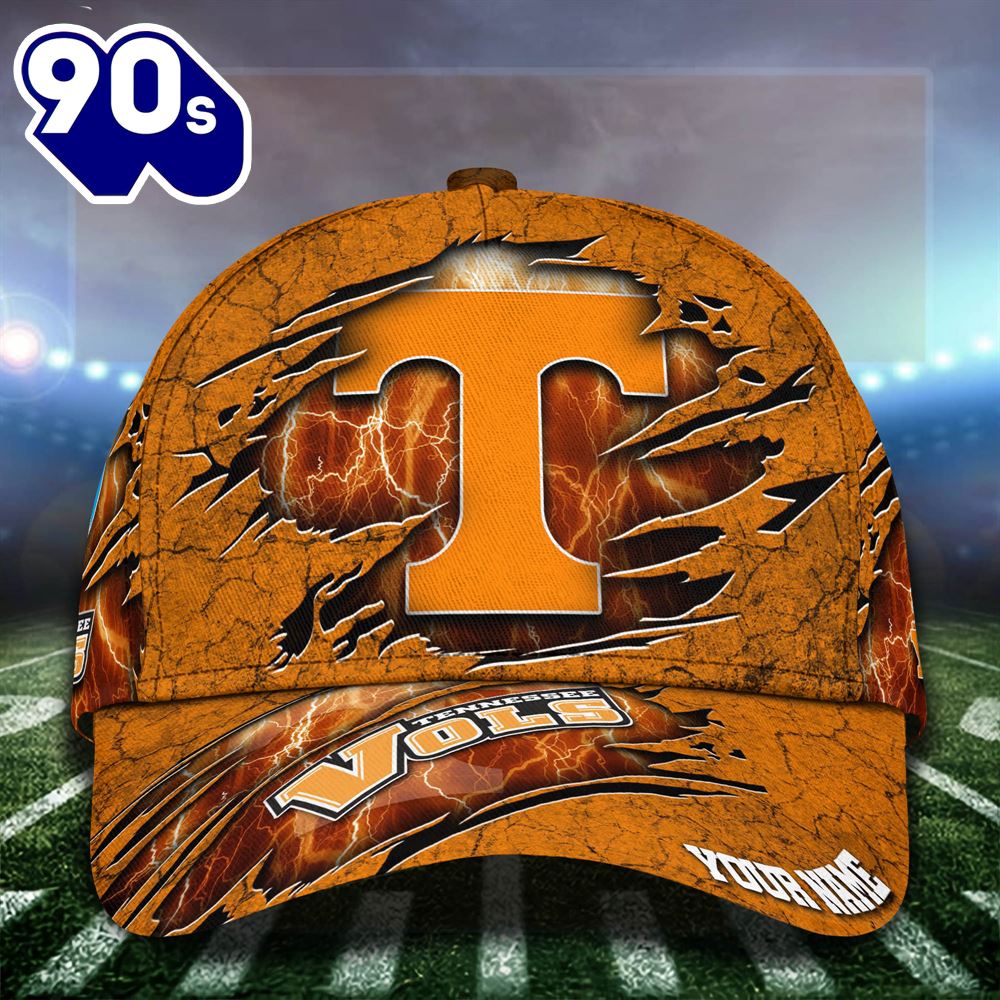 Tennessee Volunteers Cap Custom Your Name And Number NCAA Cap