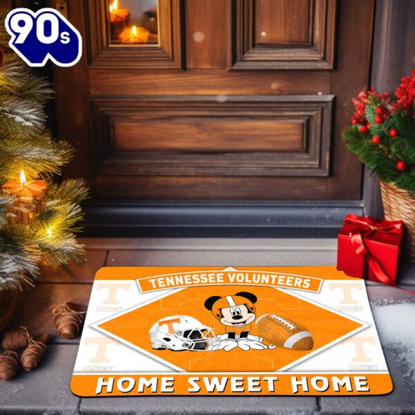 Tennessee Volunteers NCAA And Mickey Mouse Doormat