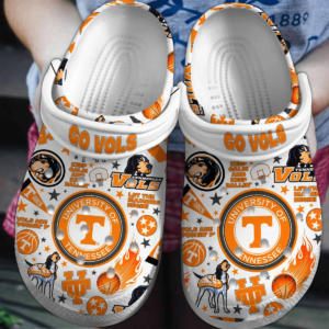 Tennessee Volunteers NCAA Sport Crocs Clogs Crocband Shoes Comfortable For Men Women and Kids 1