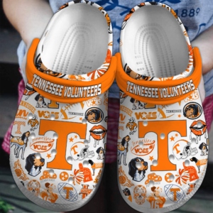 Tennessee Volunteers NCAA Sport Crocs Crocband Clogs Shoes Comfortable For Men Women and Kids 1