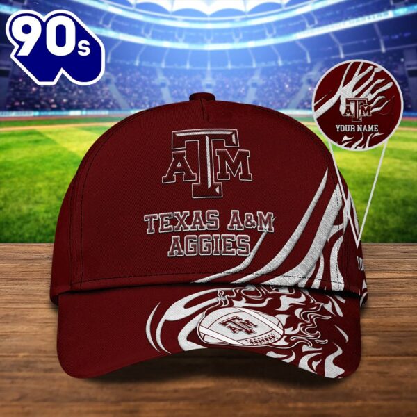Texas A&M Aggies Sport Cap Personalized Your Name NCAA Cap