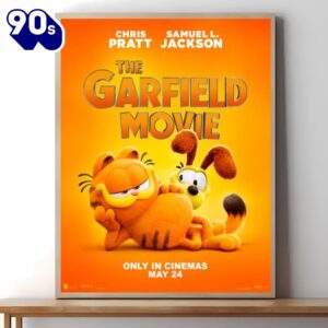 The Garfield Movie 2024 Poster Canvas