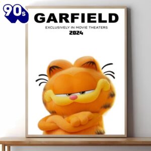 The Garfield Movie Poster Wall Art Canvas