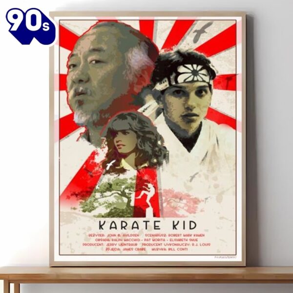 The Karate Kid Movie Poster Wall Art Canvas