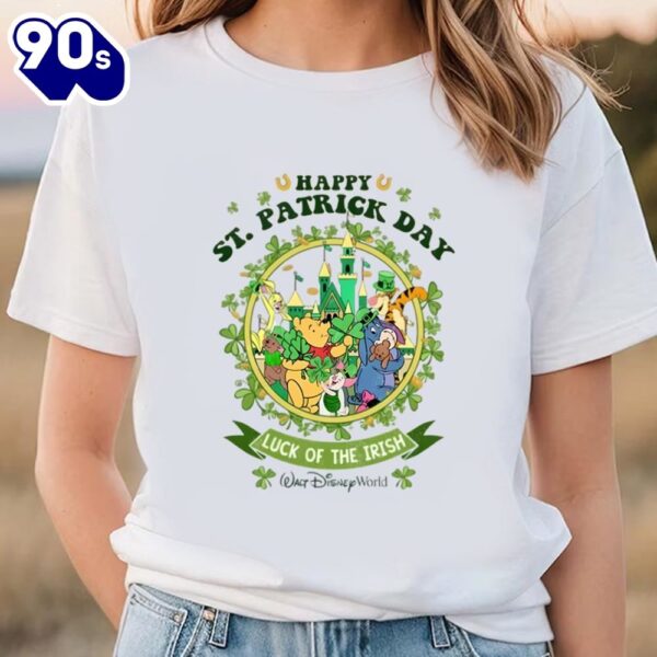 The Pooh Bear Happy St Patricks Day Shirt