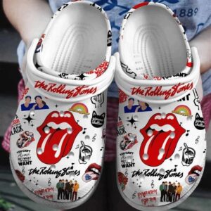 The Rollings Stones Rock Band Crocs Comfortable Crocband Clogs Shoes For Men Women