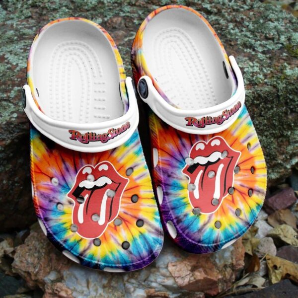 The Rollings Stones Rock Band Crocs Crocband Shoes Clogs Comfortable For Men Women