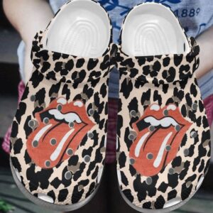 The Rollings Stones Rock Band Crocs Shoes Crocband Clogs Comfortable For Men Women