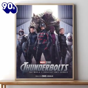 Thunderbolts 2024 Movie Marvel Poster Canvas