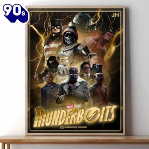 Thunderbolts 2024 Movie Marvel Poster Wall Art