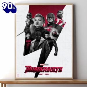 Thunderbolts Movie Poster Wall Art Canvas