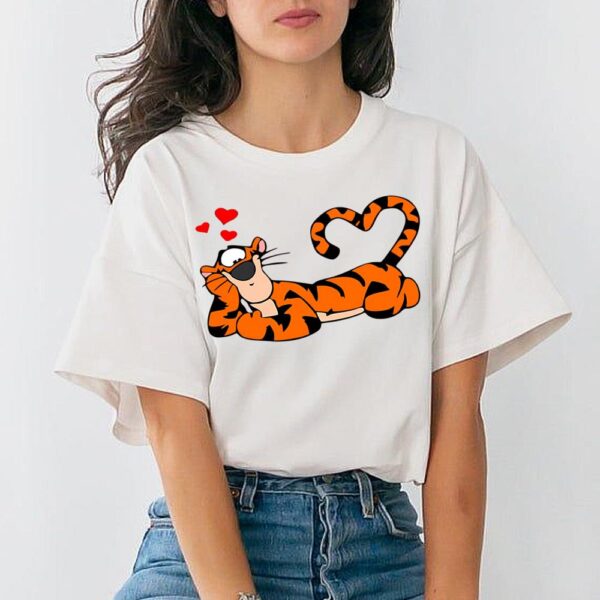 Tigger Thinking About Love Shirt Winnie The Pooh Lovers Gift Shirt