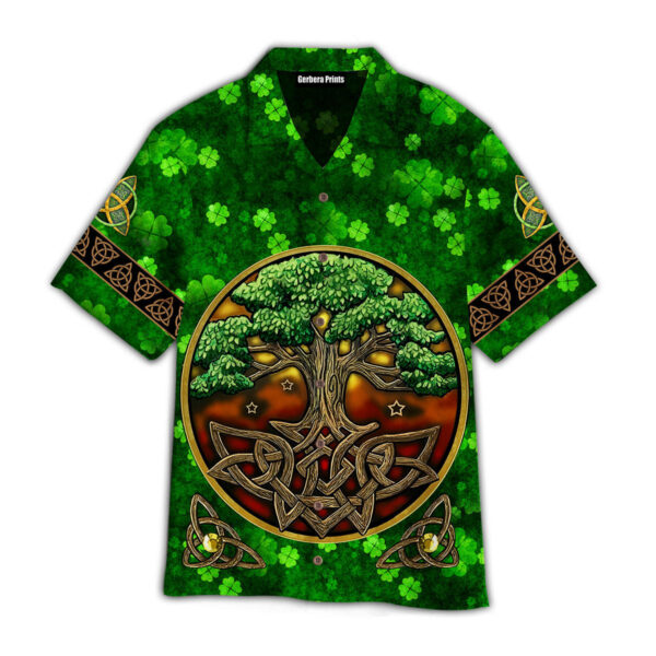 Tree Of Life Irish Saint Patrick’s Day Aloha Hawaiian Shirts