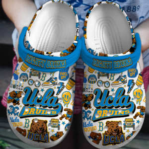 UCLA Bruins NCAA Sport Crocs Crocband Clogs Shoes Comfortable For Men Women and Kids 1