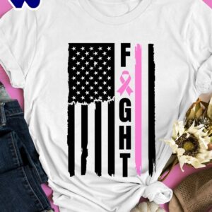 US Flag Fight Breast Cancer…