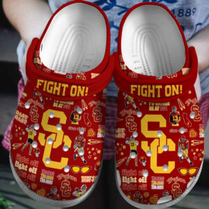 USC Trojans NCAA Sport Crocs Crocband Clogs Shoes Comfortable For Men Women and Kids 1