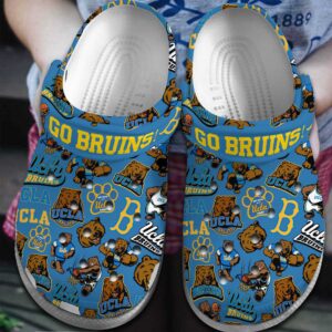 Ucla Bruins NCAA Sport Crocs Crocband Clogs Shoes Comfortable For Men Women and Kids 1