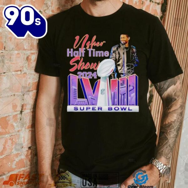 Usher Halftime Show 2024 Lviii Super Bowl Signature Shirt