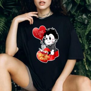 Valentine Michael Myers Black T-Shirt…