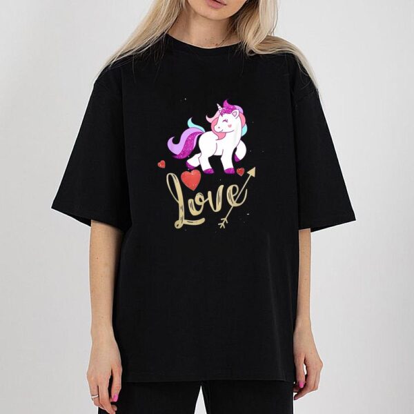 Valentine’s Day Cute Unicorn Of Love Shirt
