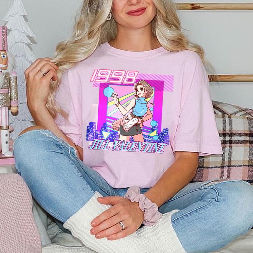 Vaporwave Jill Valentine Unisex T-Shirt