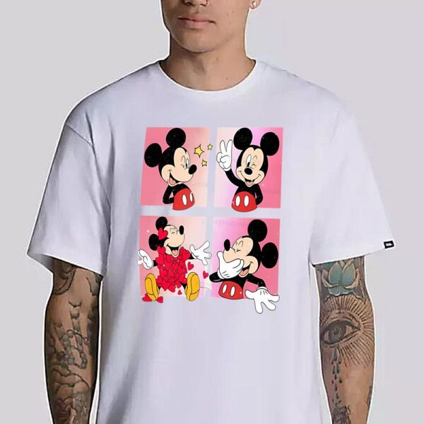 Vintage Disney Mickey Minnie Mouse Valentines Day Shirt Retro Disney Valentine Shirt