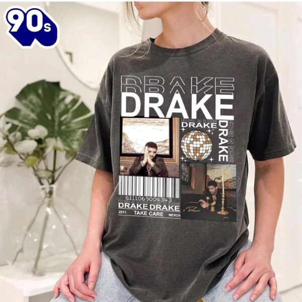 Vintage Drake Shirt 90s, Hip Hop Vintage Bootleg Comfort Shirt