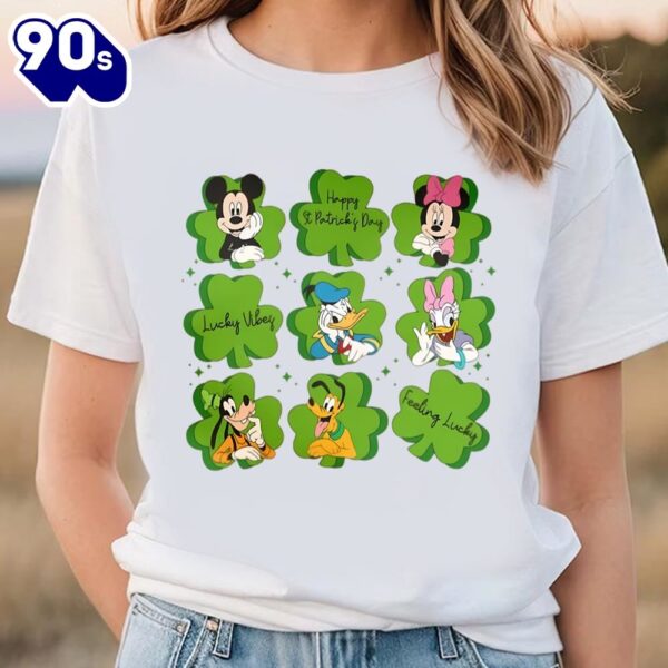 Vintage Mickey And Friends Happy St Patricks Day Shirt