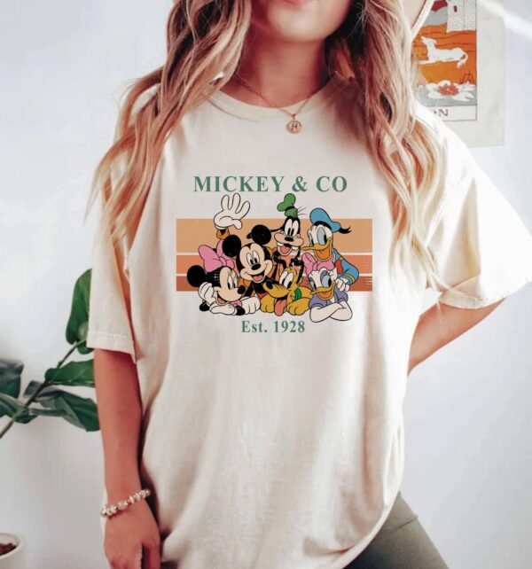 Vintage Mickey &amp Co 1928 Friends Shirt