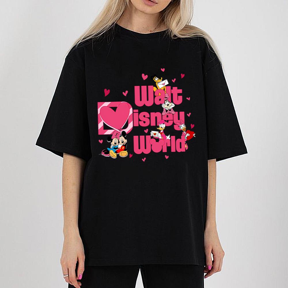 Walt Disney World T-Shirt Disney Valentine's Day Shirt Magic Kingdom Shirt