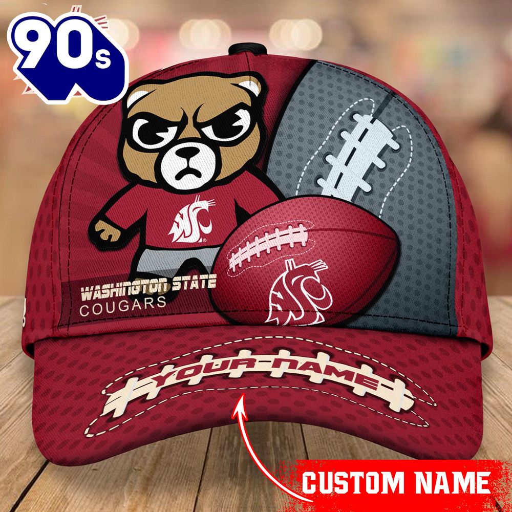 Washington State Cougars Sneaker Custom  NCAA Cap