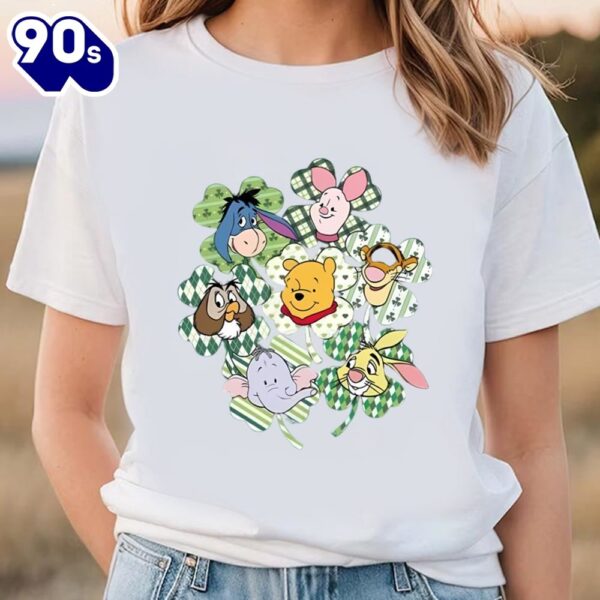 Winnie The Pooh Patrick’s Day Shirt, Winnie The Pooh Patricks Day…