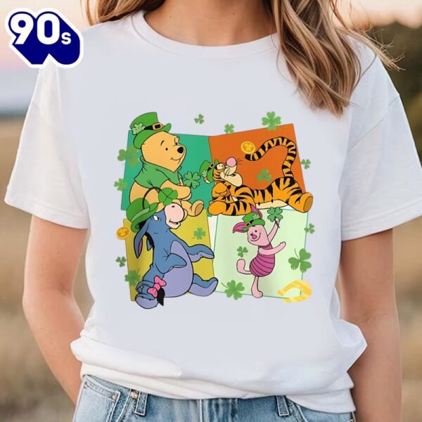 Winnie The Pooh St Patricks Day Shirt, Pooh And Friends Patrick…