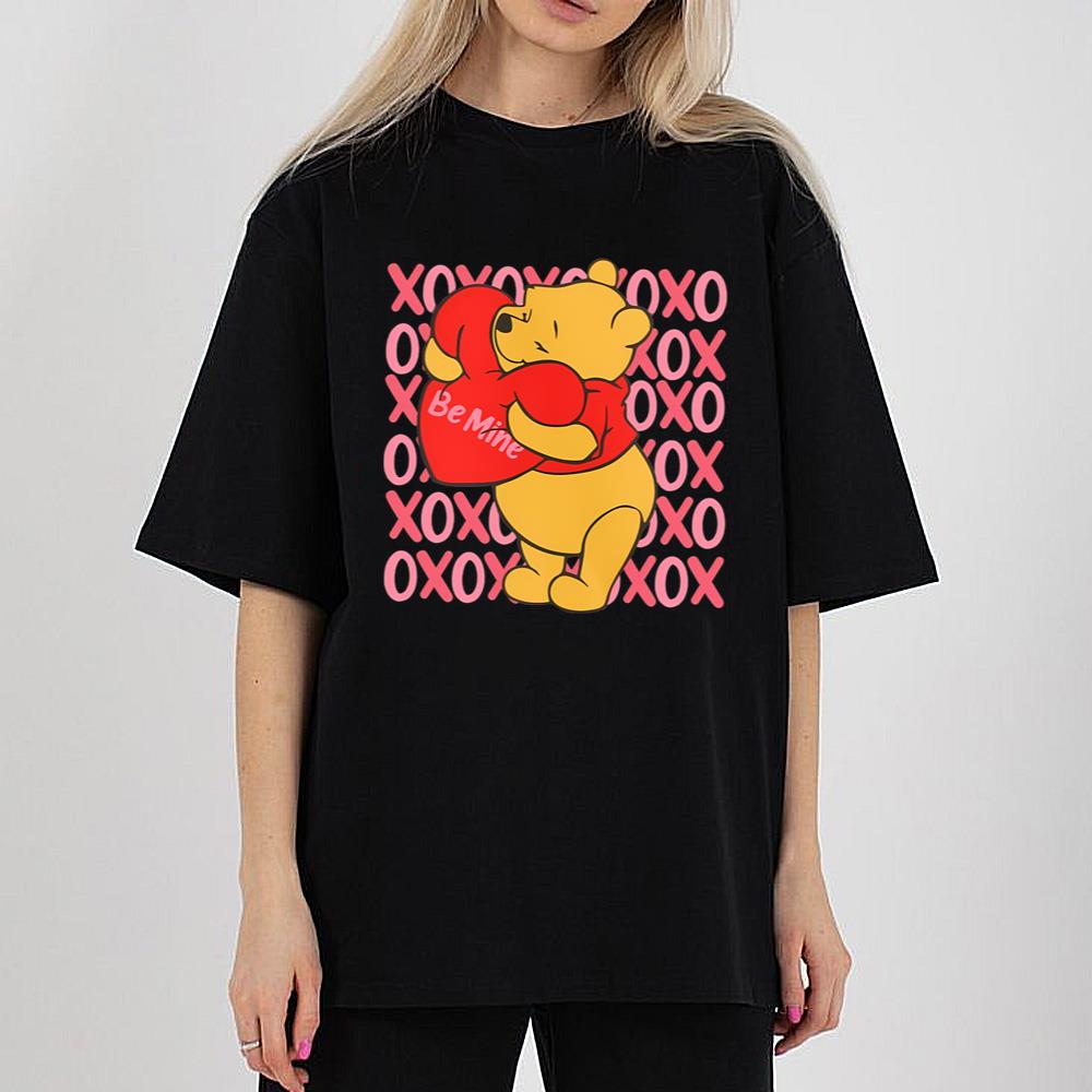 Winnie The Pooh Valentine Shirt Cute Pooh Love Heart Be Mine Shirt Xoxo Pooh Shirt