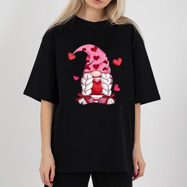 Women Valentine Day T-Shirt Cute Cartoon Love Print T-Shirt
