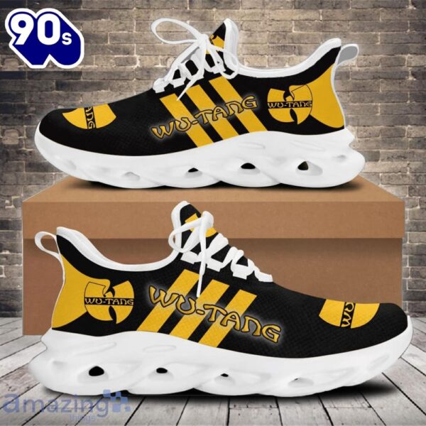 Wu-Tang Clan Yellow Striped Max Soul Shoes Running Sneaker For Fans