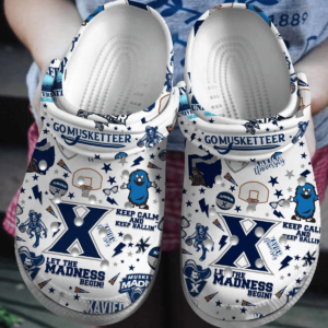 Xavier Musketeers NCAA Sport Crocs Clogs Crocband Shoes Comfortable For Men Women and Kids 1