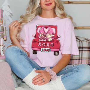 Xoxo Truck Gnome Valentine T-Shirt…