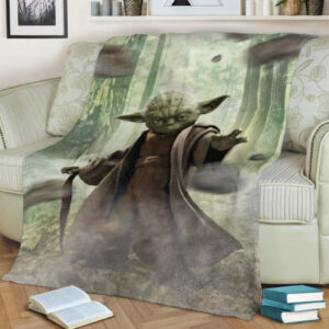 Yoda Fleece Throw Blanket