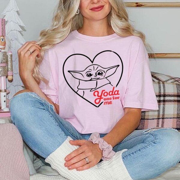 Yoda One For Me Free Valentine T-Shirt Happy Valentine’s Day T-Shirt