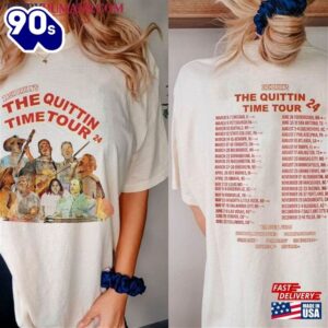 Zach Bryan Front And Back Printed Tour 2024 Shirt For Fan Concert 2023 Country Music Shirt