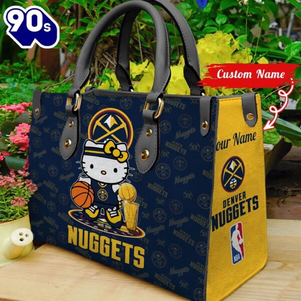 09 – Denver Nuggets Champions Hello Kitty Women Leather Bag