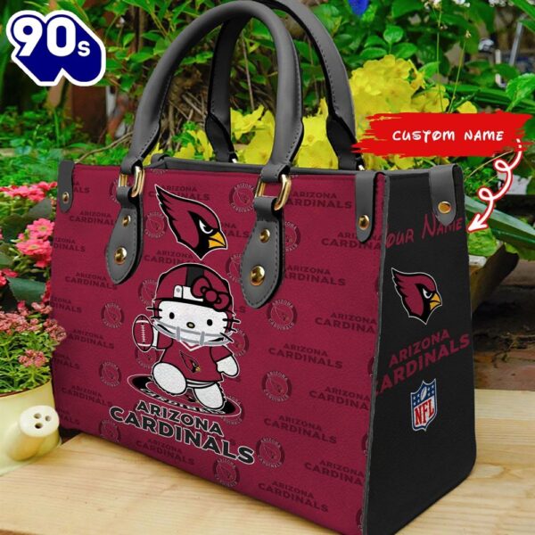 Arizona Cardinals Kitty Women Leather Bag